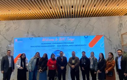 Mahasiswa Prodi Magister Management melakukan Overseas Program di BNI TOKYO JAPAN